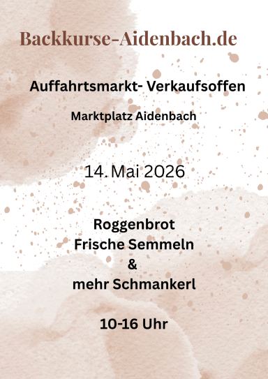 Auffahrtsmarkt Donnerstag, 14.05.26